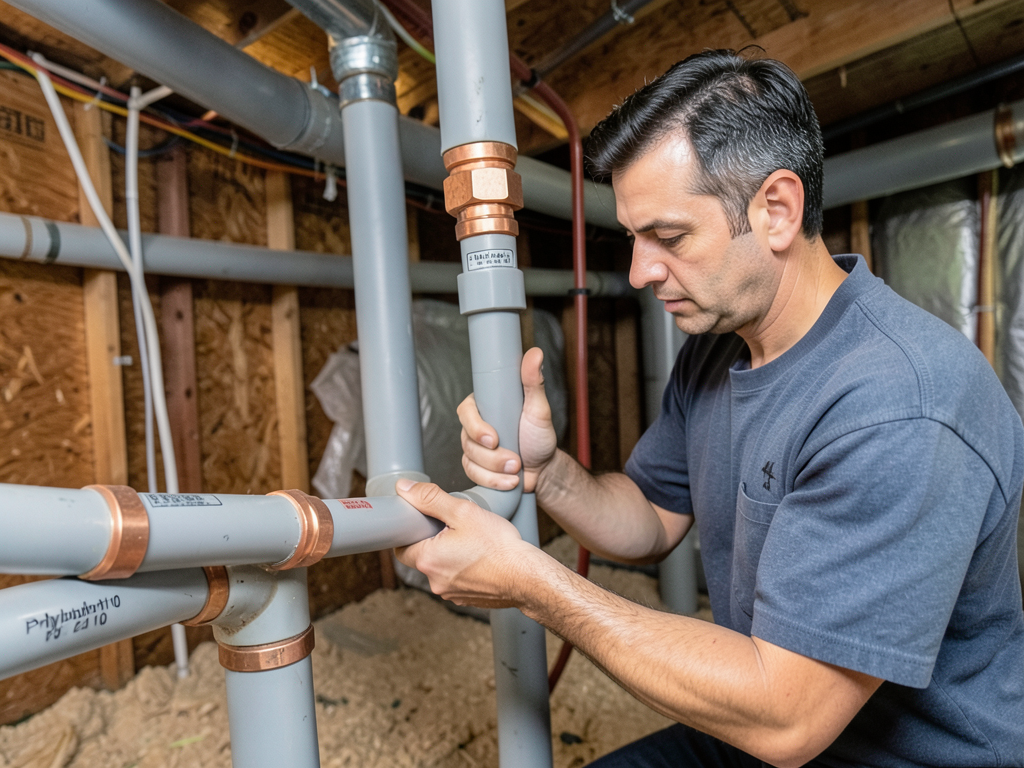 Replacing polybutylene pipes in your north druid h