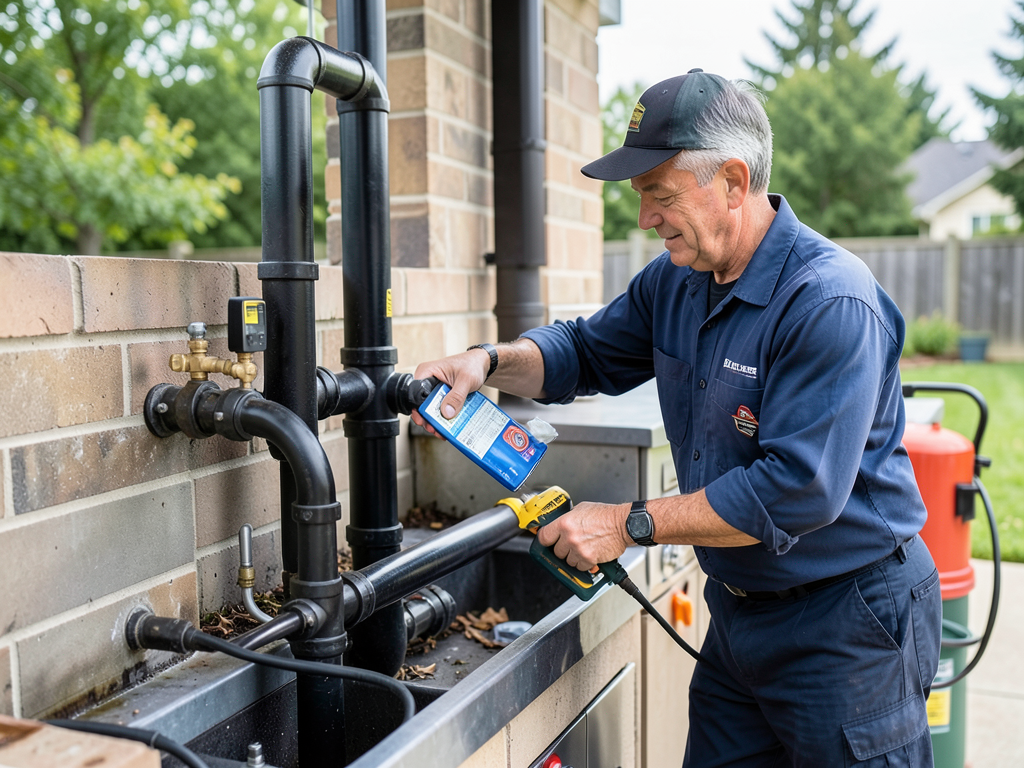 Safe gas line installation for your new chamblee o