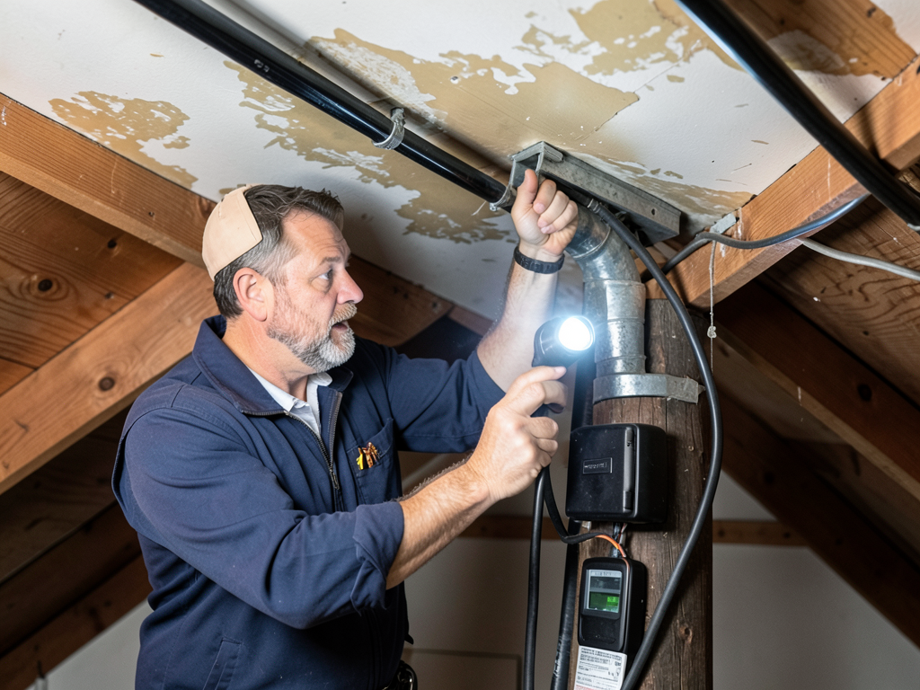 Why Your Attic HVAC Drain Line Might Be Leaking into Your Hapeville Ceiling